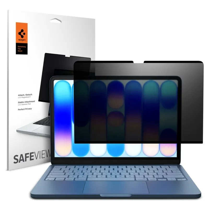 Spigen SafeView - Privatumo plėvelė, skirta MacBook Neo