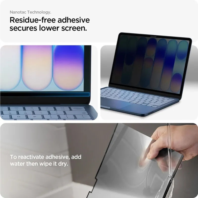 Spigen SafeView - Privatumo plėvelė, skirta MacBook Neo