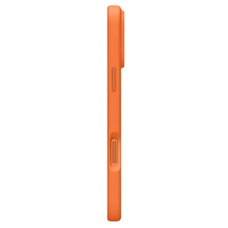 Spigen Silicone Fit Mag MagSafe - dėklas iPhone 17 Pro (kosminė oranžinė)