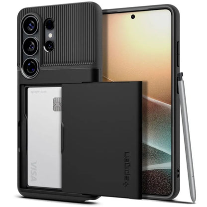 Spigen Slim Armor CS – dėklas Samsung Galaxy S26 Ultra (juodas)