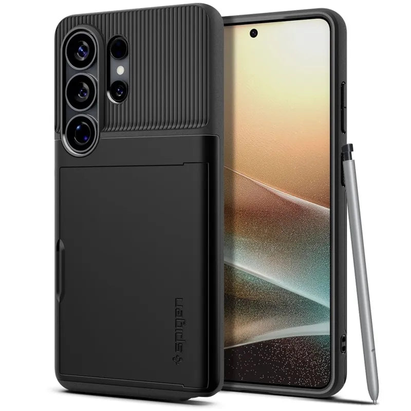 Spigen Slim Armor CS – dėklas Samsung Galaxy S26 Ultra (juodas)