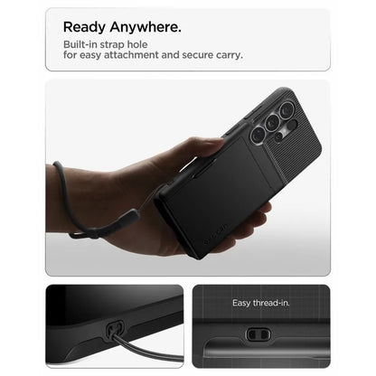 Spigen Slim Armor CS – dėklas Samsung Galaxy S26 Ultra (juodas)