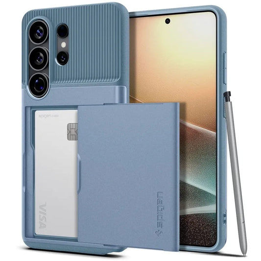 Spigen Slim Armor CS – dėklas Samsung Galaxy S26 Ultra telefonui (šviesiai mėlynas)