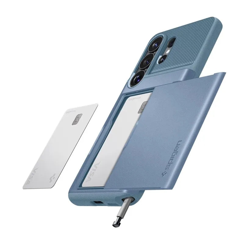 Spigen Slim Armor CS – dėklas Samsung Galaxy S26 Ultra telefonui (šviesiai mėlynas)