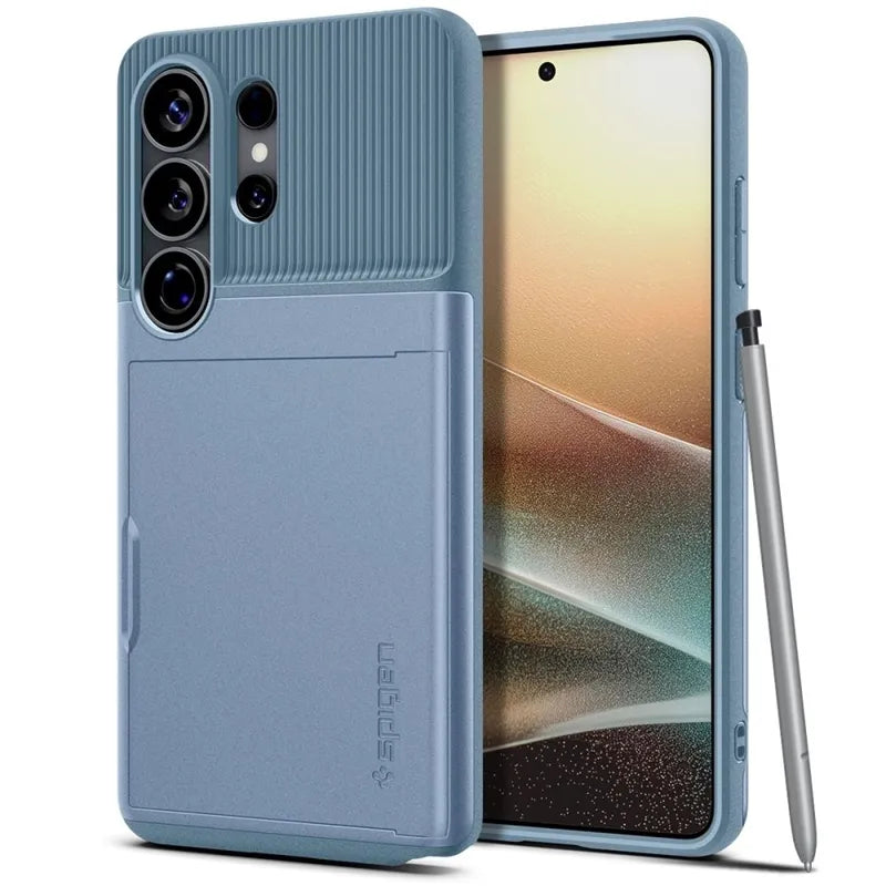 Spigen Slim Armor CS – dėklas Samsung Galaxy S26 Ultra telefonui (šviesiai mėlynas)