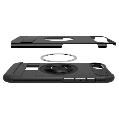 Spigen Slim Armor Mag MagSafe - Dėklas iPhone 17e / 16e (Juodas)