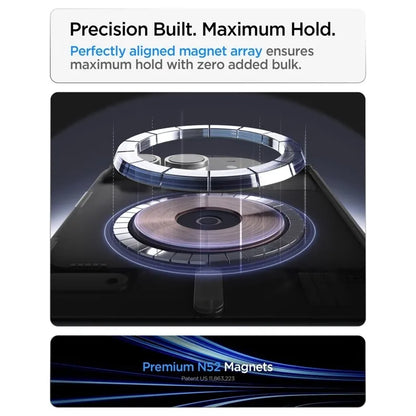 „Spigen Slim Armor Pro S MagSafe“ – dėklas „iPhone Duo“ (juodas)