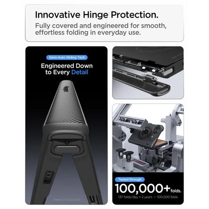 „Spigen Slim Armor Pro S MagSafe“ – dėklas „iPhone Duo“ (juodas)