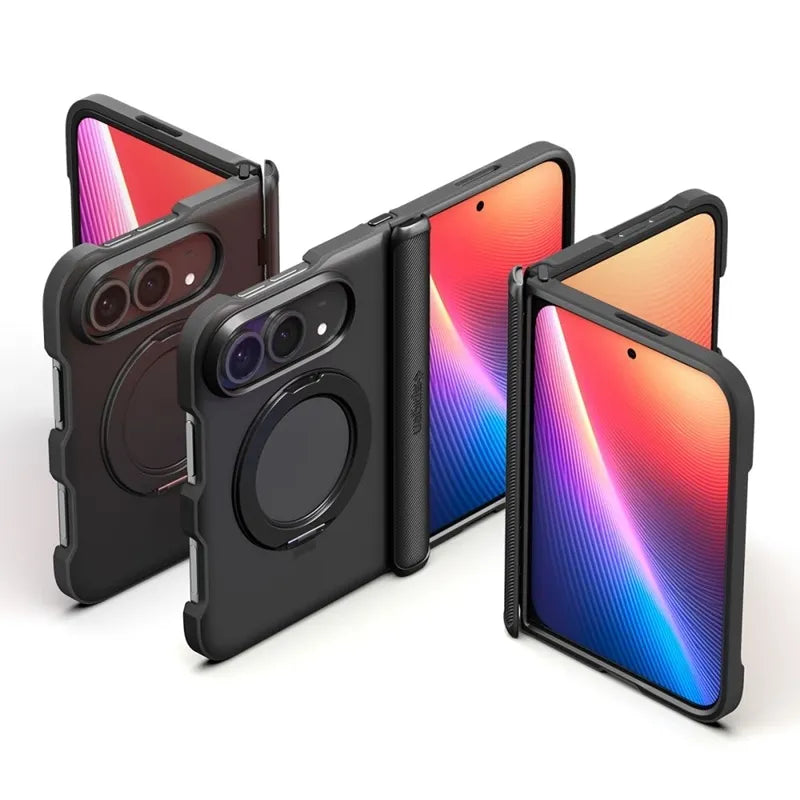 „Spigen Slim Armor Pro S MagSafe“ – dėklas „iPhone Duo“ (juodas)