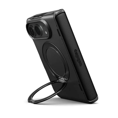 „Spigen Slim Armor Pro S MagSafe“ – dėklas „iPhone Duo“ (juodas)