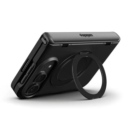 „Spigen Slim Armor Pro S MagSafe“ – dėklas „iPhone Duo“ (juodas)