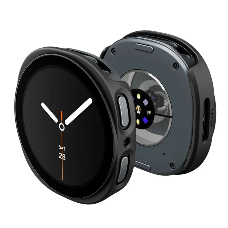 Spigen Thin Fit 360 – dėklas, skirtas Samsung Galaxy Watch 9 / 8 44 mm (juodas)