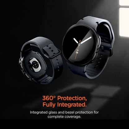 Spigen Thin Fit 360 – dėklas, skirtas Samsung Galaxy Watch 9 / 8 44 mm (juodas)