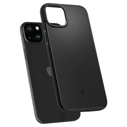 Spigen Thin Fit – dėklas iPhone 15 Plus (juodas)