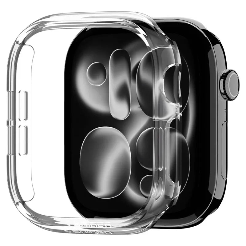 Spigen Thin Fit – dėklas, skirtas „Apple Watch 12“ (42 mm), skaidrus