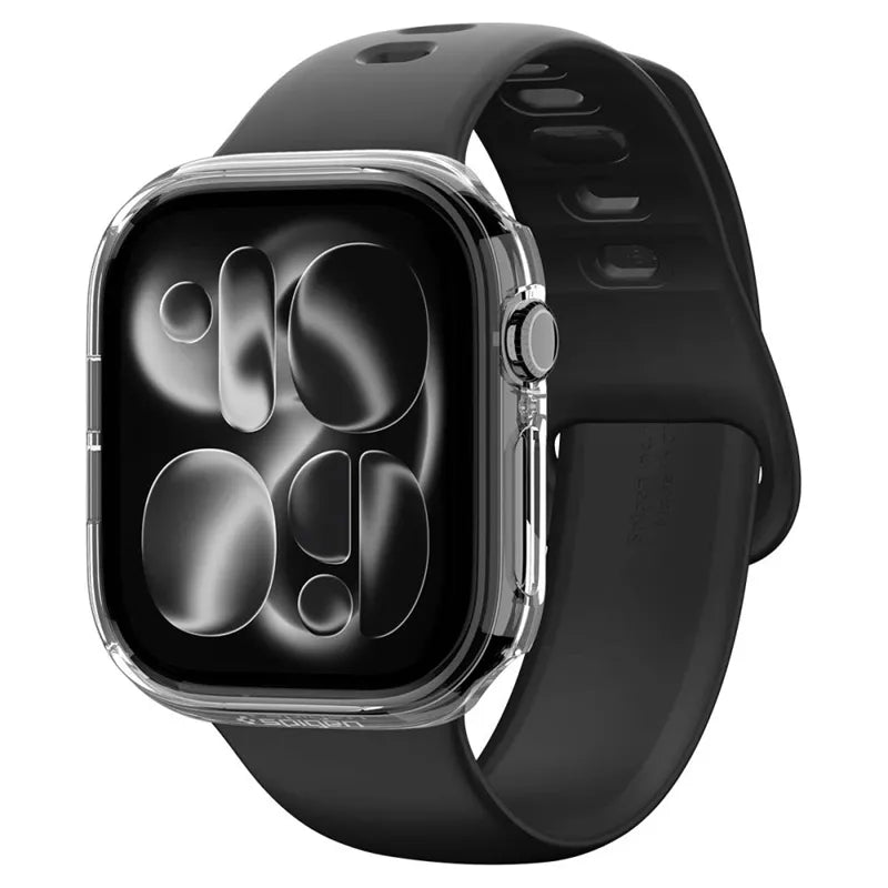 Spigen Thin Fit – dėklas, skirtas „Apple Watch 12“, 46 mm (skaidrus)