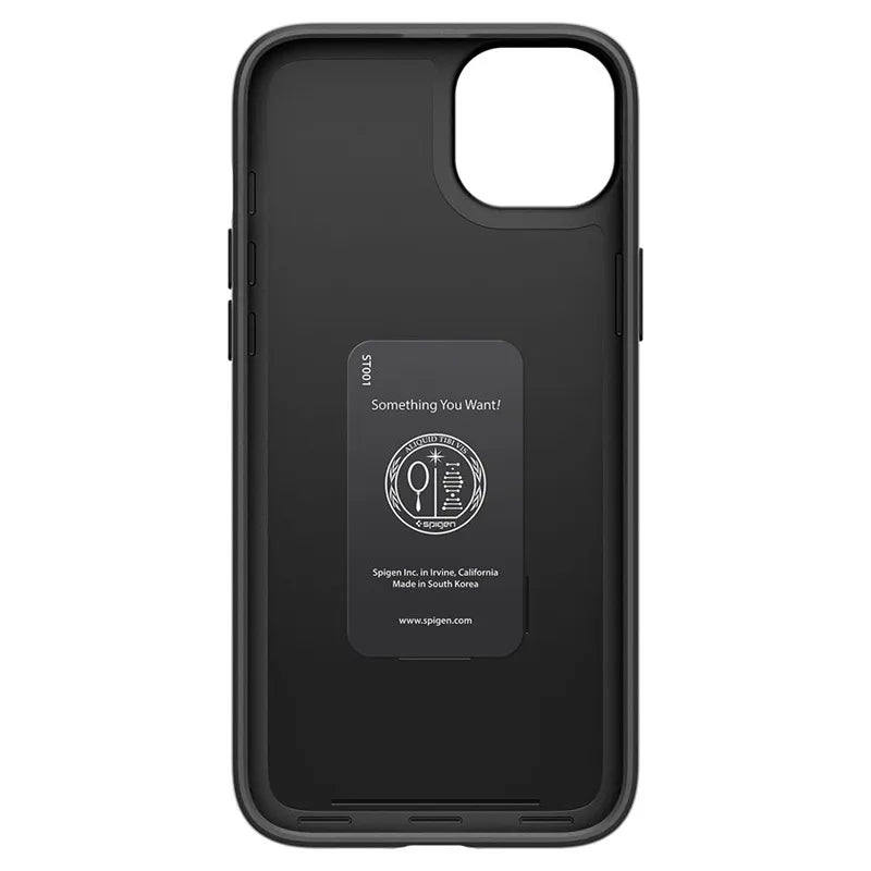 Spigen Thin Fit – dėklas, skirtas iPhone 15 (juodas)