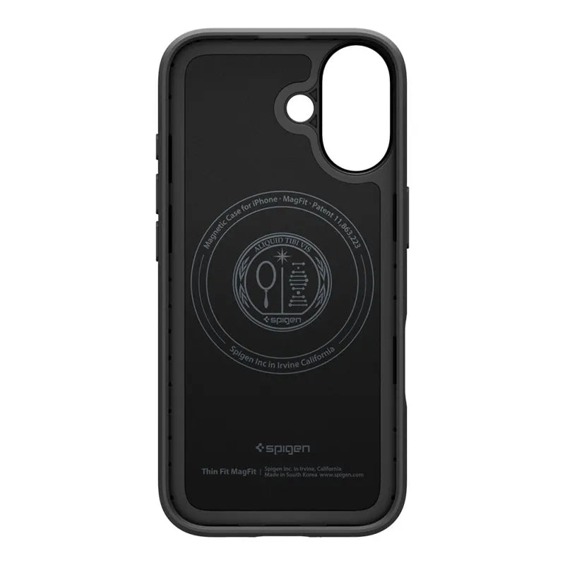 Spigen Thin Fit Mag MagSafe - Dėklas iPhone 17 (Juodas)