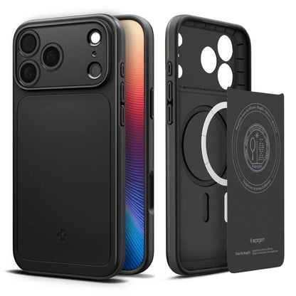 Spigen Thin Fit Mag MagSafe - Dėklas iPhone 17 Pro (Juodas)