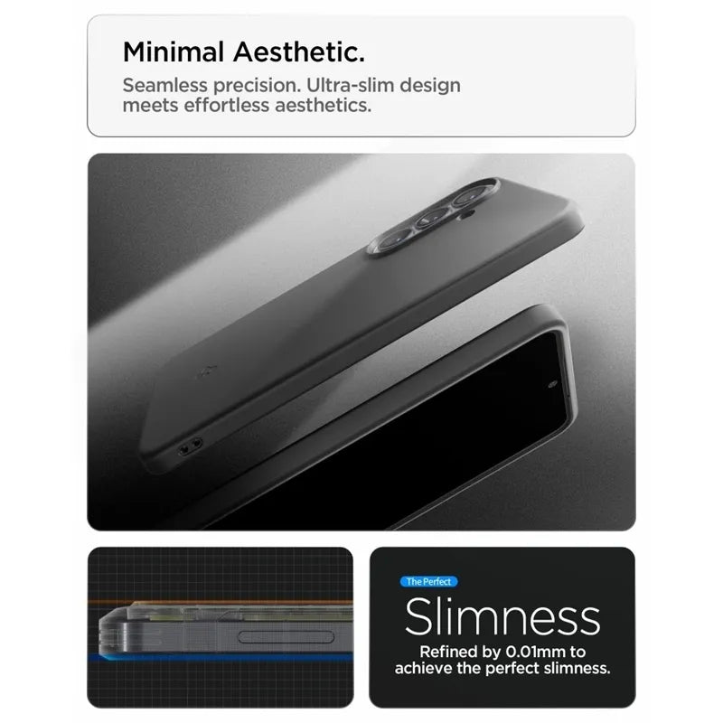 Spigen Thin Fit Mag MagSafe - dėklas Samsung Galaxy S26 (juodas)