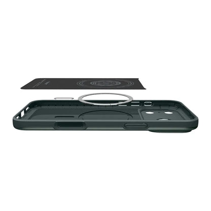 Spigen Thin Fit Mag MagSafe – dėklas, skirtas iPhone 18 Pro / 17 Pro (Abyss Green)