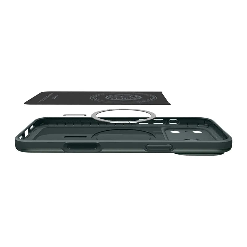 Spigen Thin Fit Mag MagSafe – dėklas, skirtas iPhone 18 Pro Max / 17 Pro Max (Abyss Green)