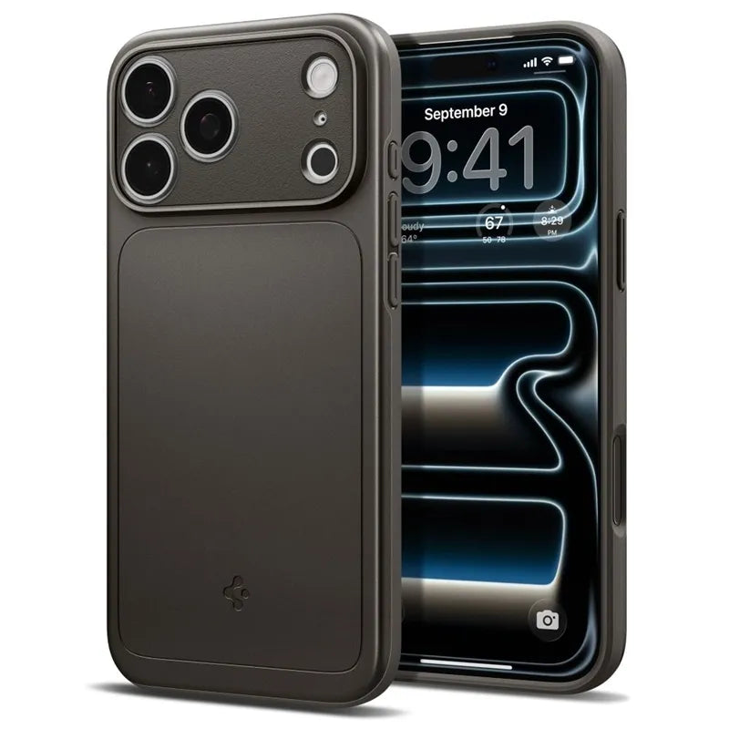 „Spigen Thin Fit Mag MagSafe“ dėklas, skirtas „iPhone 18 Pro Max“ / „17 Pro Max“ (Gunmetal)