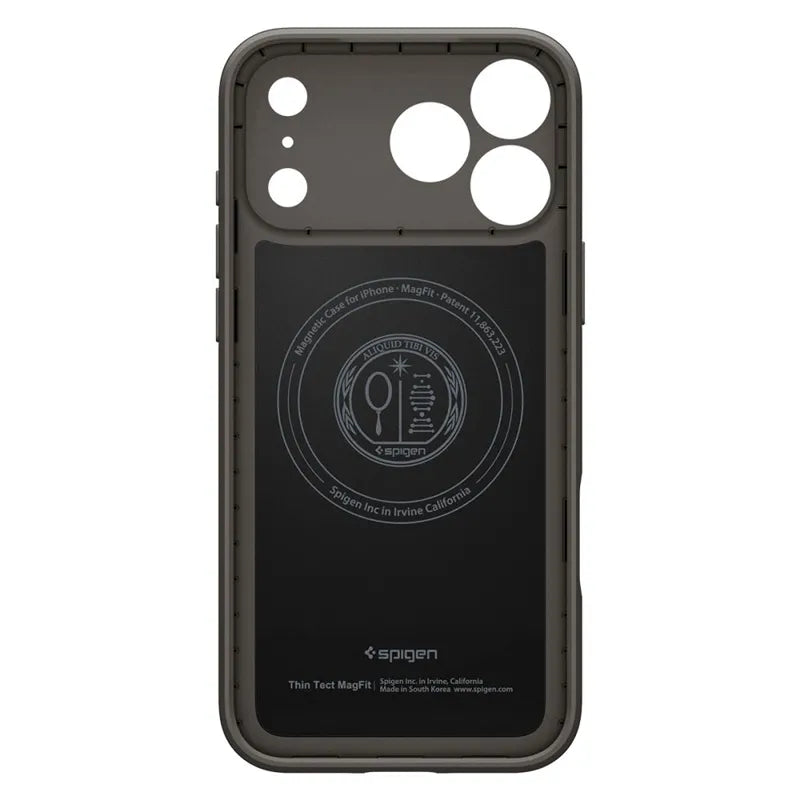 „Spigen Thin Fit Mag MagSafe“ dėklas, skirtas „iPhone 18 Pro Max“ / „17 Pro Max“ (Gunmetal)