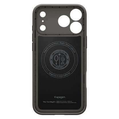 „Spigen Thin Fit Mag MagSafe“ dėklas, skirtas „iPhone 18 Pro Max“ / „17 Pro Max“ (Gunmetal)