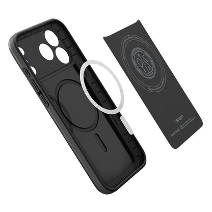 Spigen Thin Fit Mag MagSafe – dėklas, skirtas iPhone 18 Pro Max / 17 Pro Max (juodas)