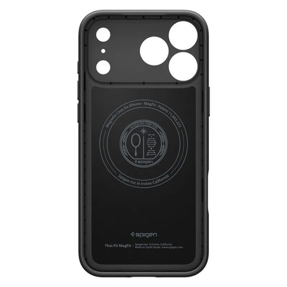 Spigen Thin Fit Mag MagSafe – dėklas, skirtas iPhone 18 Pro Max / 17 Pro Max (juodas)