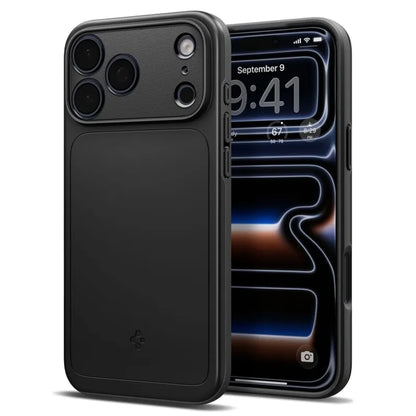 Spigen Thin Fit Mag MagSafe – dėklas, skirtas iPhone 18 Pro Max / 17 Pro Max (juodas)