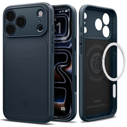Spigen Thin Fit Mag MagSafe – dėklas, skirtas iPhone 18 Pro Max / 17 Pro Max (Metal Slate)