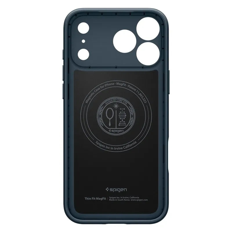 Spigen Thin Fit Mag MagSafe – dėklas, skirtas iPhone 18 Pro Max / 17 Pro Max (Metal Slate)