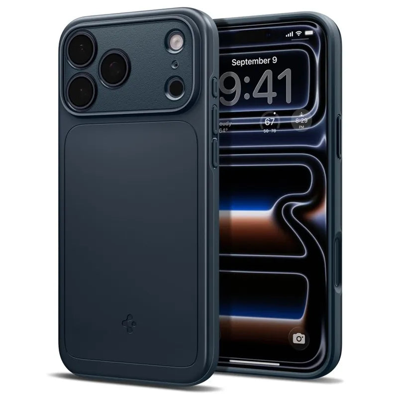 Spigen Thin Fit Mag MagSafe – dėklas, skirtas iPhone 18 Pro Max / 17 Pro Max (Metal Slate)