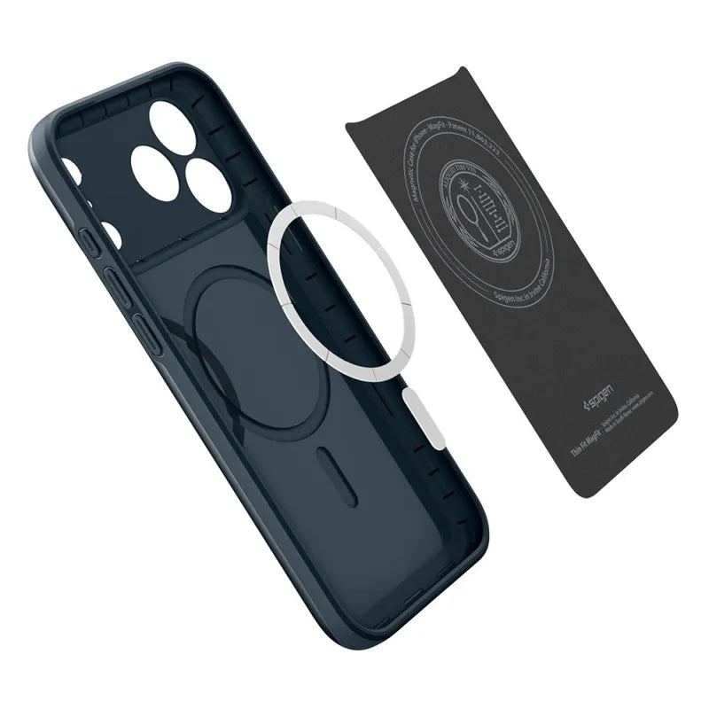 Spigen Thin Fit Mag MagSafe – dėklas, skirtas iPhone 18 Pro Max / 17 Pro Max (Metal Slate)