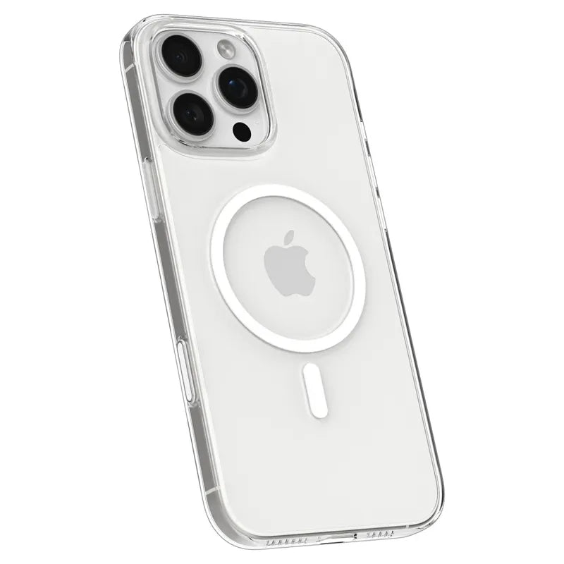 Spigen Thin Fit T Mag MagSafe dėklas iPhone 16 Pro Max (Skaidrus / Baltas)