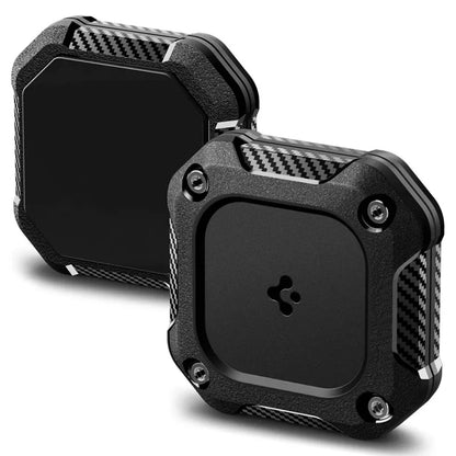 Spigen Tough Armor 4 vienetų pakuotė – dėklas Apple AirTag 1 / 2 (juodas) (4 vnt.)