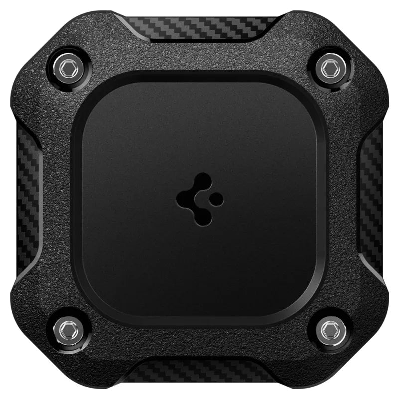 Spigen Tough Armor 4 vienetų pakuotė – dėklas Apple AirTag 1 / 2 (juodas) (4 vnt.)