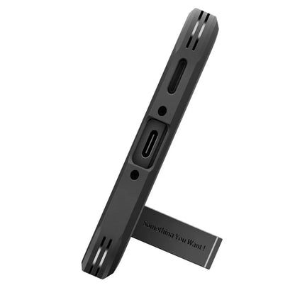 Spigen Tough Armor – dėklas Samsung Galaxy A37 5G telefonui (juodas)
