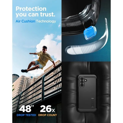 Spigen Tough Armor – dėklas Samsung Galaxy A37 5G telefonui (juodas)