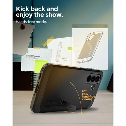 Spigen Tough Armor – dėklas Samsung Galaxy A37 5G telefonui (juodas)
