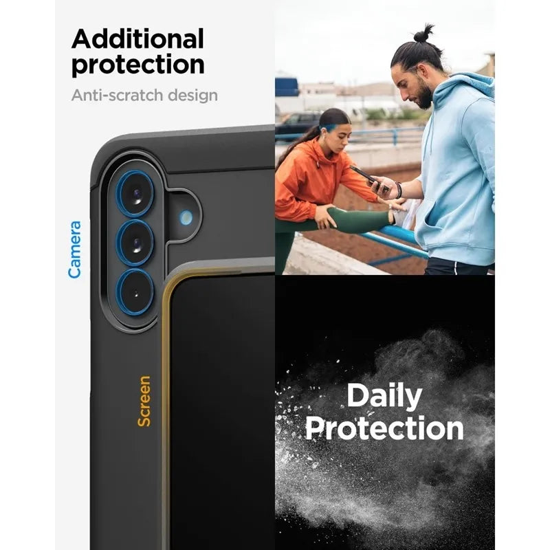 Spigen Tough Armor – dėklas „Samsung Galaxy A57 5G“ (juodas)