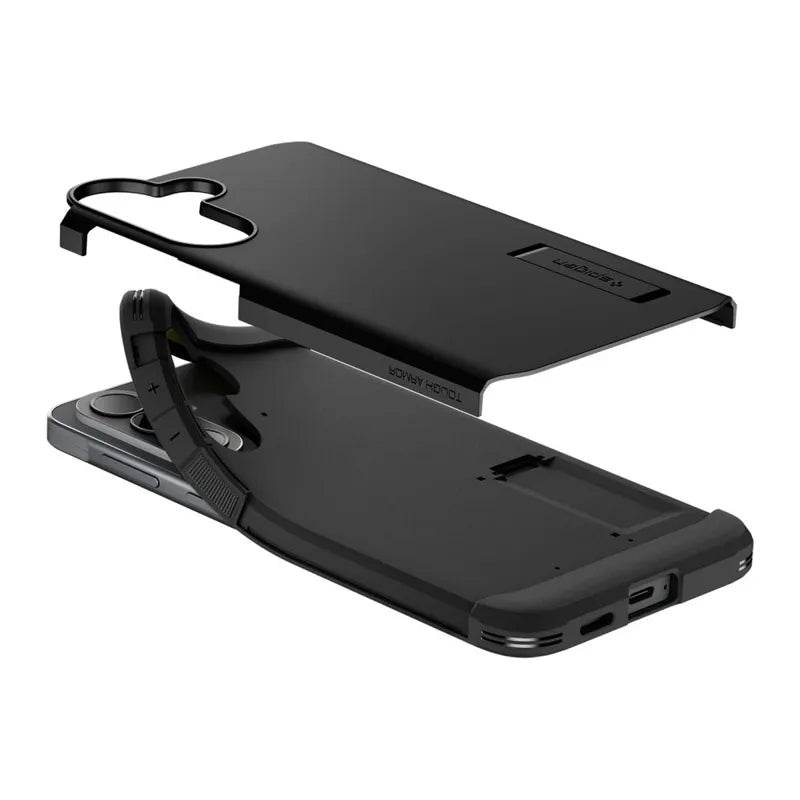 Spigen Tough Armor – dėklas „Samsung Galaxy A57 5G“ (juodas)