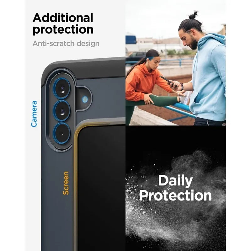 Spigen Tough Armor – dėklas Samsung Galaxy A57 5G telefonui (Metal Slate)