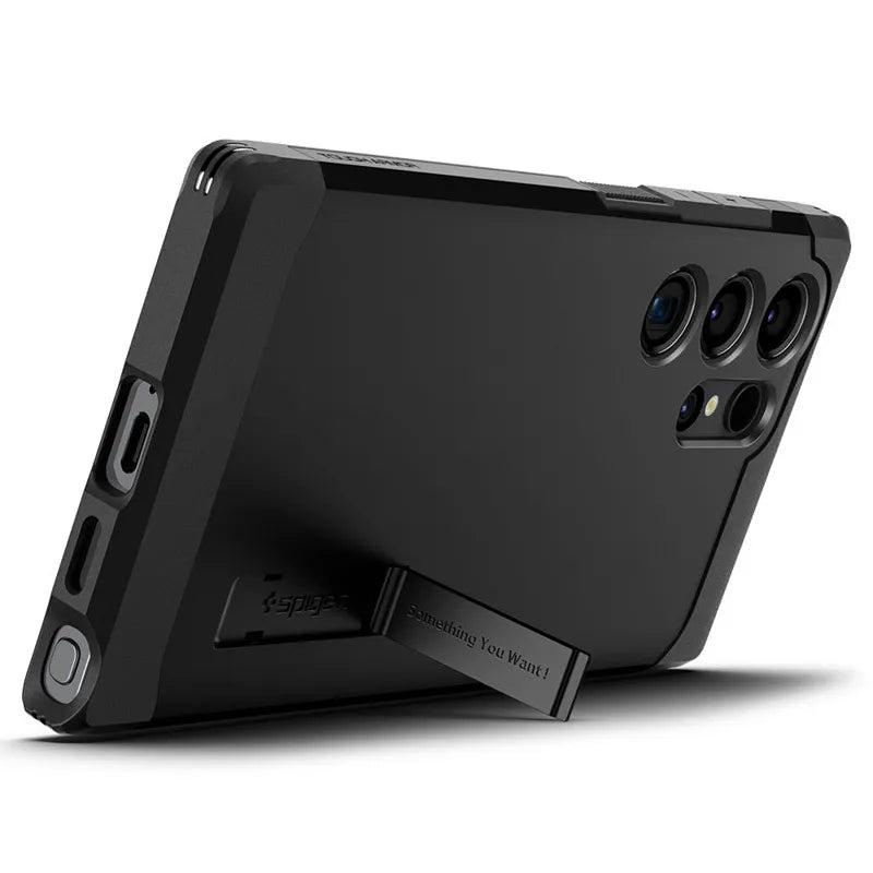 Spigen Tough Armor – dėklas Samsung Galaxy S24 Ultra (juodas)