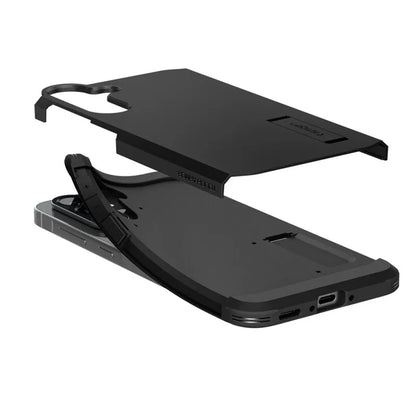 Spigen Tough Armor – dėklas, skirtas „Samsung Galaxy A56 5G“ (juodas)
