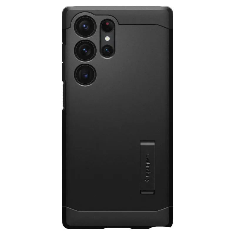 Spigen Tough Armor – dėklas, skirtas „Samsung Galaxy S23 Ultra“ (juodas)