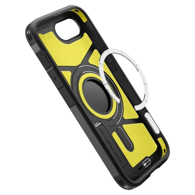 Spigen Tough Armor Mag dėklas MagSafe iPhone 17e / 16e (juodas)