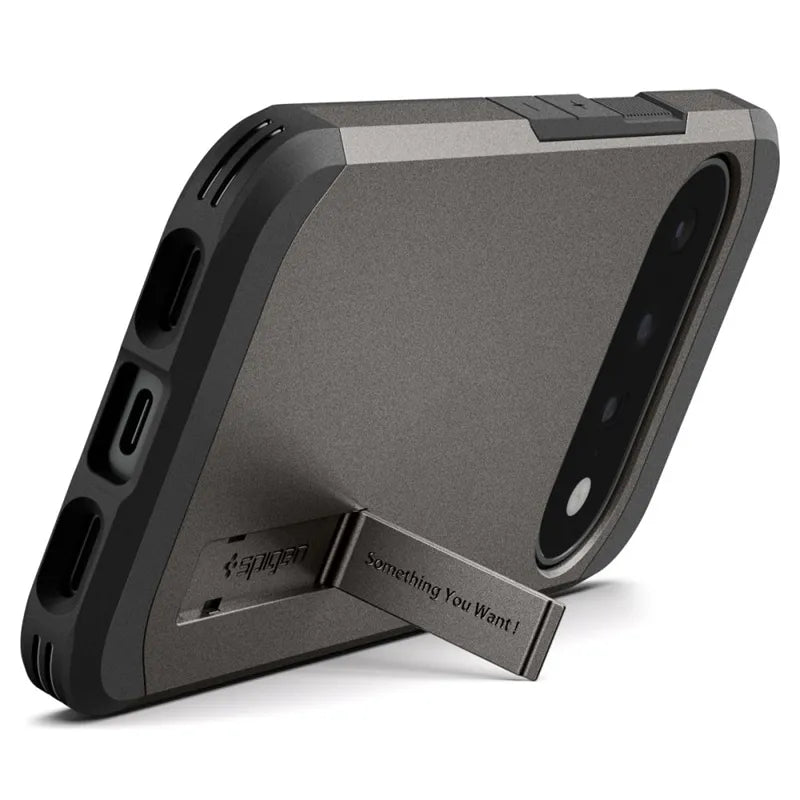Spigen Tough Armor Mag MagSafe – dėklas Google Pixel 11 (Gunmetal)